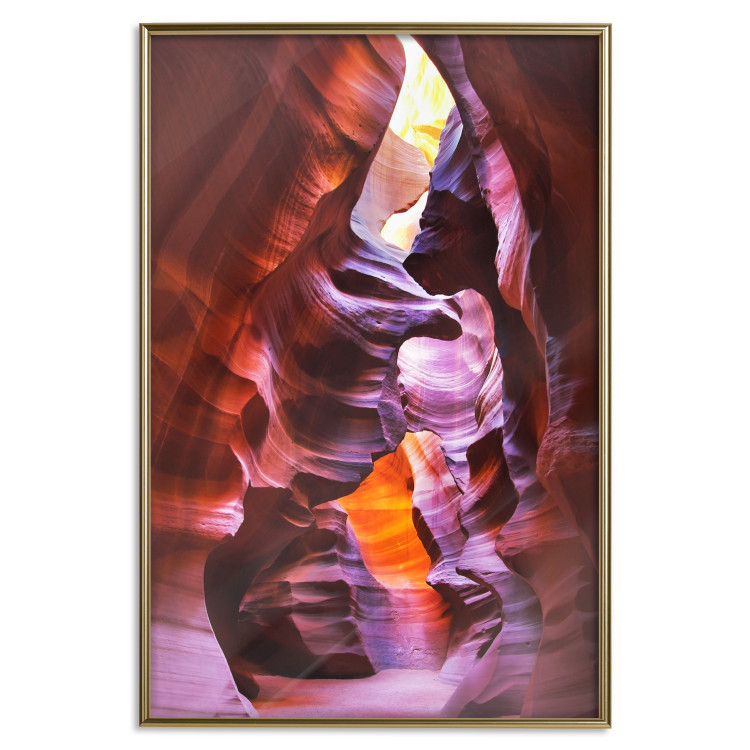 Poster Antelope Canyon - majestic nature landscape among tall rocks 116516 additionalImage 16