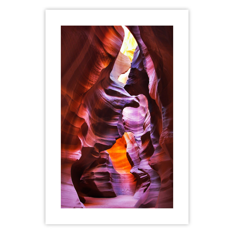 Poster Antelope Canyon - majestic nature landscape among tall rocks 116516 additionalImage 19