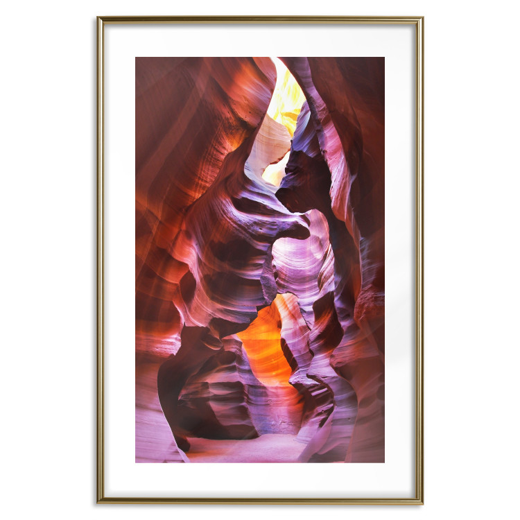 Poster Antelope Canyon - majestic nature landscape among tall rocks 116516 additionalImage 14