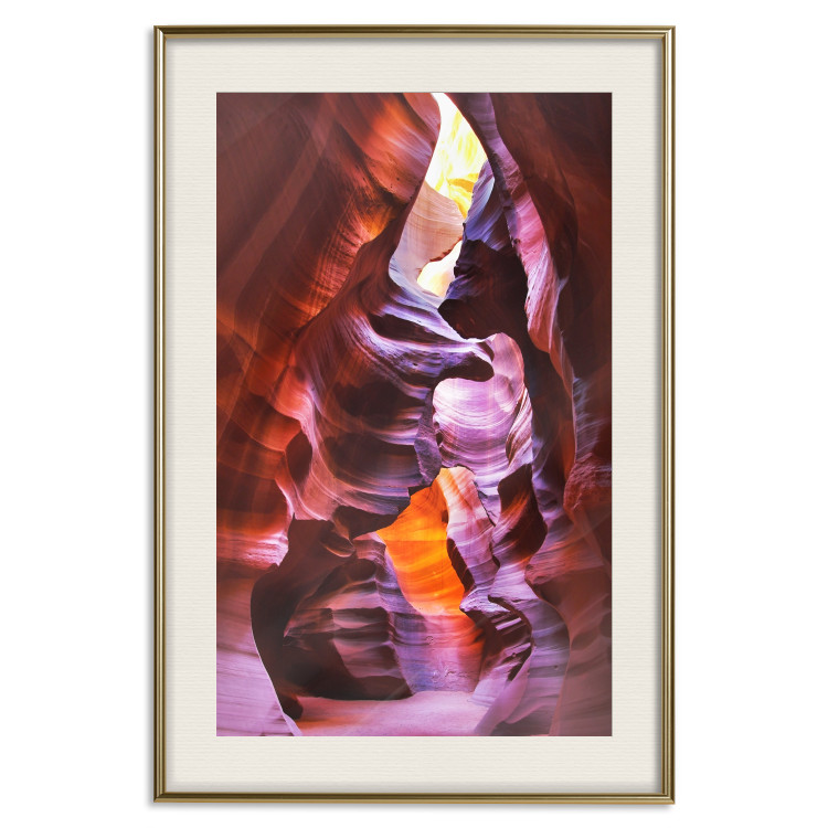 Poster Antelope Canyon - majestic nature landscape among tall rocks 116516 additionalImage 19