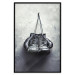 Wall Poster Boxing Gloves - black and white sporty composition in retro style 117016 additionalThumb 19