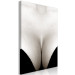 Canvas Print Subtle neckline - a feminine photo in gray and black colors 117516 additionalThumb 2