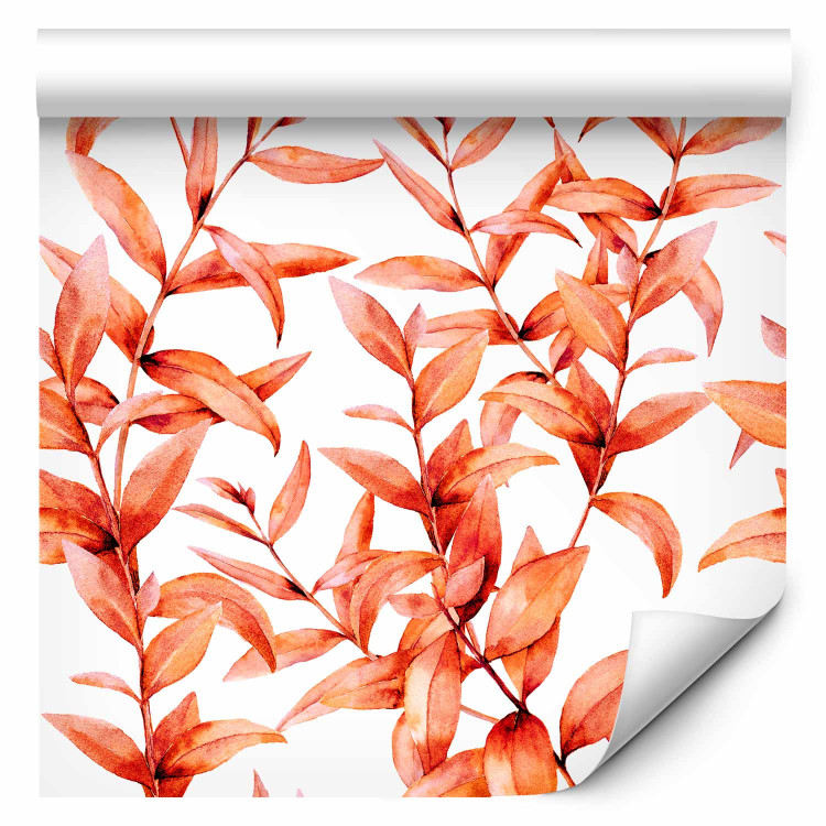 Modern Wallpaper Coral Leaves 117816 additionalImage 1