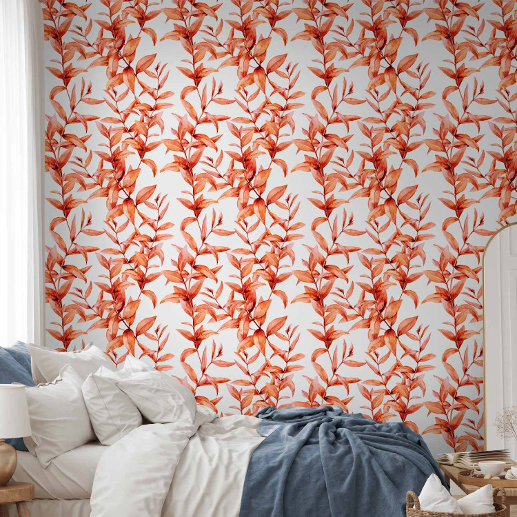 Modern Wallpaper Coral Leaves 117816 additionalImage 4