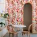 Modern Wallpaper Coral Leaves 117816 additionalThumb 8
