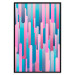 Poster Colorful Pistons - modern abstraction in multicolored rounded stripes 119216 additionalThumb 24