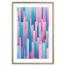 Poster Colorful Pistons - modern abstraction in multicolored rounded stripes 119216 additionalThumb 16