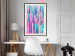 Poster Colorful Pistons - modern abstraction in multicolored rounded stripes 119216 additionalThumb 22