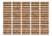 Folding Screen Desert Meridian II - wooden texture of brown planks with knots 123016 additionalThumb 3