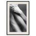 Poster Support - black and white photograph of human body on dark background 123616 additionalThumb 18