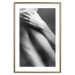 Poster Support - black and white photograph of human body on dark background 123616 additionalThumb 16