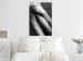 Poster Support - black and white photograph of human body on dark background 123616 additionalThumb 17