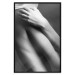 Poster Support - black and white photograph of human body on dark background 123616 additionalThumb 18
