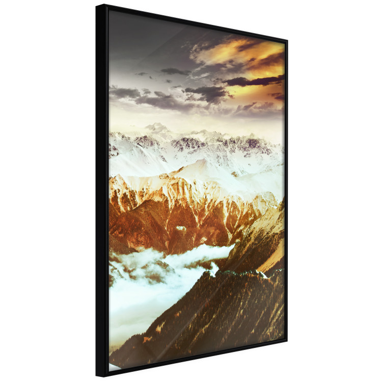 Poster Copper Mountains - mountain landscape against backdrop of clouds and sky 123816 additionalImage 12