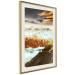 Poster Copper Mountains - mountain landscape against backdrop of clouds and sky 123816 additionalThumb 2