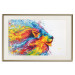 Wall Poster Lion in Colors - abstract colorful animal in artistic motif 127816 additionalThumb 20