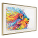 Wall Poster Lion in Colors - abstract colorful animal in artistic motif 127816 additionalThumb 3