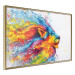 Wall Poster Lion in Colors - abstract colorful animal in artistic motif 127816 additionalThumb 14