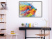 Wall Poster Lion in Colors - abstract colorful animal in artistic motif 127816 additionalThumb 6