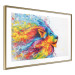 Wall Poster Lion in Colors - abstract colorful animal in artistic motif 127816 additionalThumb 9