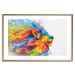 Wall Poster Lion in Colors - abstract colorful animal in artistic motif 127816 additionalThumb 14