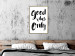 Wall Poster Good Vibes Only - black and white typographic composition in English 128916 additionalThumb 13