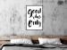 Wall Poster Good Vibes Only - black and white typographic composition in English 128916 additionalThumb 10