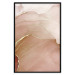 Poster Glittering Gust - texture of abstract orange sand 129716 additionalThumb 18