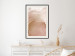 Poster Glittering Gust - texture of abstract orange sand 129716 additionalThumb 24