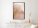 Poster Glittering Gust - texture of abstract orange sand 129716 additionalThumb 6