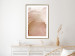 Poster Glittering Gust - texture of abstract orange sand 129716 additionalThumb 13