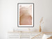 Poster Glittering Gust - texture of abstract orange sand 129716 additionalThumb 18