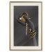 Wall Poster Royal Gifts - black hand with golden accessories on a dark background 130516 additionalThumb 20