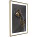 Wall Poster Royal Gifts - black hand with golden accessories on a dark background 130516 additionalThumb 7