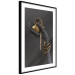 Wall Poster Royal Gifts - black hand with golden accessories on a dark background 130516 additionalThumb 8