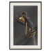 Wall Poster Royal Gifts - black hand with golden accessories on a dark background 130516 additionalThumb 19