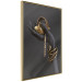Wall Poster Royal Gifts - black hand with golden accessories on a dark background 130516 additionalThumb 14