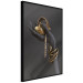 Wall Poster Royal Gifts - black hand with golden accessories on a dark background 130516 additionalThumb 11