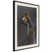 Wall Poster Royal Gifts - black hand with golden accessories on a dark background 130516 additionalThumb 2
