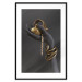 Wall Poster Royal Gifts - black hand with golden accessories on a dark background 130516 additionalThumb 15