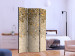 Folding Screen Art and Butterflies (3-piece) - mosaic in beige-brown shades 132616 additionalThumb 2