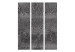 Room Divider Screen Gray Storm - black-and-white sand texture with uneven structure 133616 additionalThumb 3