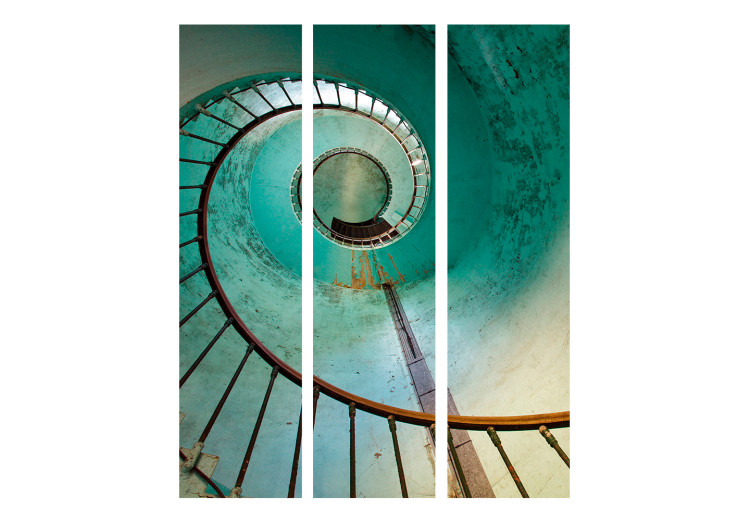 Room Separator Lighthouse - Stairs - turquoise spiral staircase 133816 additionalImage 3