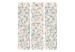 Folding Screen Spring Stir - fanciful pattern of plants and birds on a light background 133916 additionalThumb 3