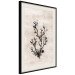 Wall Poster Oceanic Beauty - dark plant composition on a beige textured background 134516 additionalThumb 2