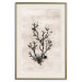 Wall Poster Oceanic Beauty - dark plant composition on a beige textured background 134516 additionalThumb 20