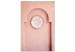 Canvas Pink Niche (1-piece) Vertical - Moroccan Arab architecture 134716