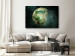 Canvas Art Print Primeval land - picture of the planet in blurry green colors 135016 additionalThumb 3