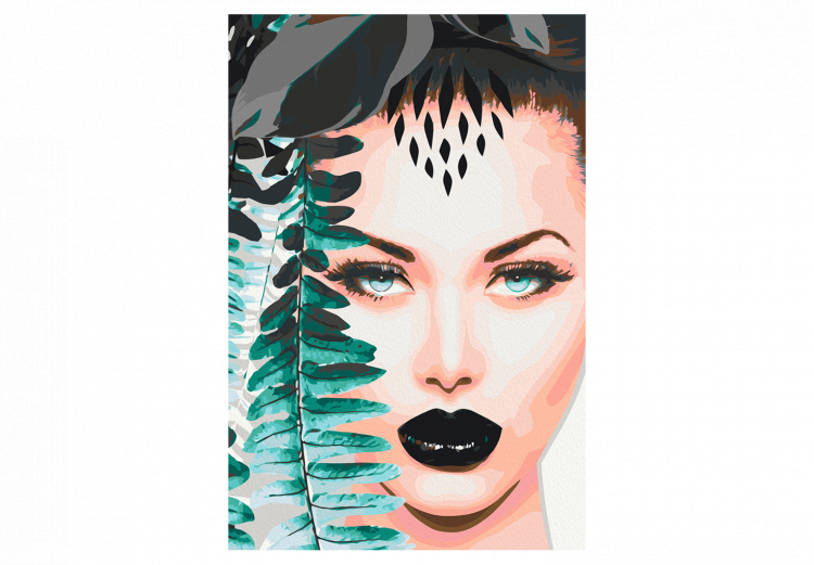 Paint by Number Kit Black Lips 135316 additionalImage 6