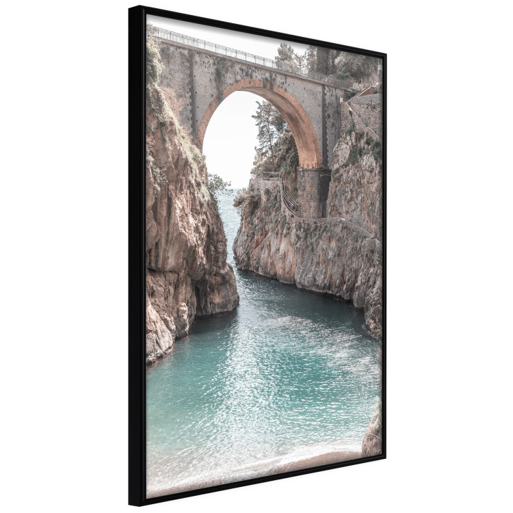 Wall Poster Bridge in Positano - summer landscape of Italian architecture among rocks 135916 additionalImage 3